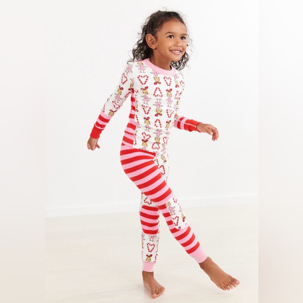 Hanna Andersson Red and White Kids Pajama Set